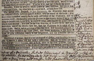 Annotations in 17th century law reports
