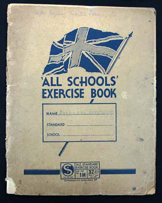 Exercise book cover