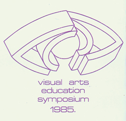 Logo of the Visual Arts Education Symposium 1985