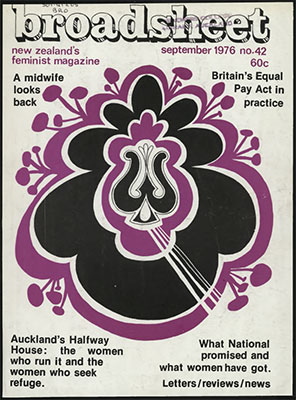 Broadsheet cover illustration by Vanya Lowry, September 1976