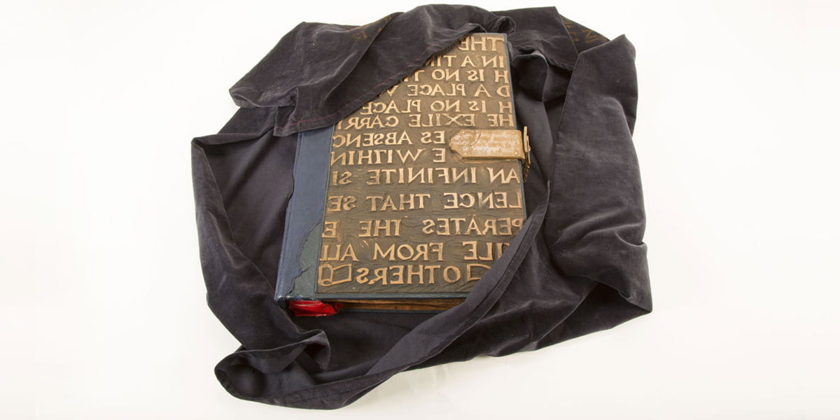 The book of exile. G. Haffern (1992). General Library Special Collections Artists' Books, AB 92-4