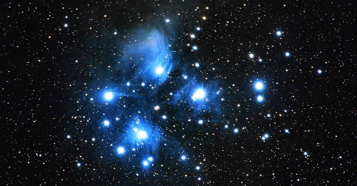 Photo of Matariki star cluster by Arnaud Mariat