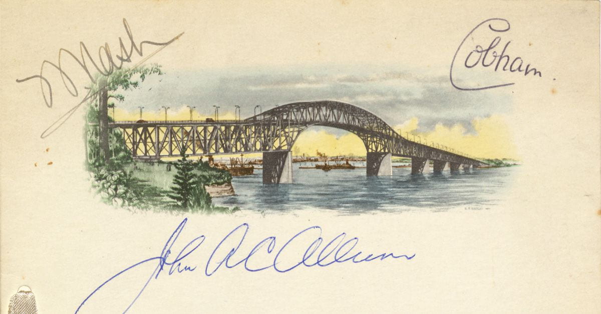 historical illustration of the harbour bridge