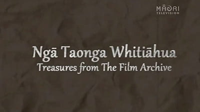 Logo image for documentary series Ngā Taonga Whitiāhua: Treasures from the Film Archive