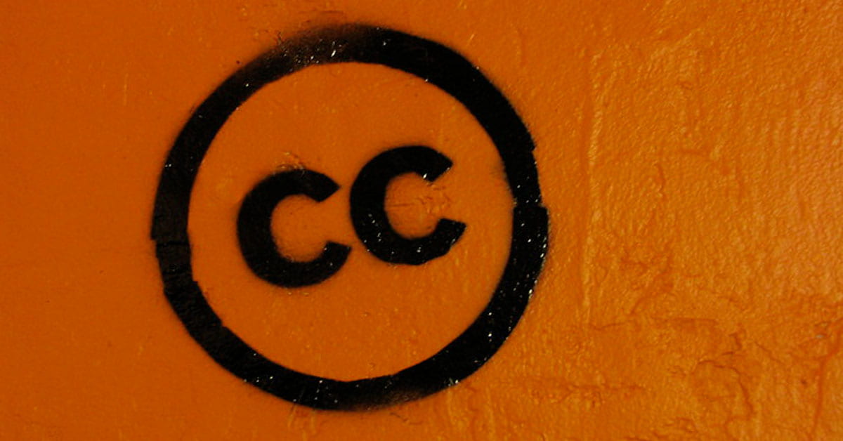 "Creative Commons logo on the wall :-)" by François @ Edito.qc.ca is licensed under CC BY-NC 2.0