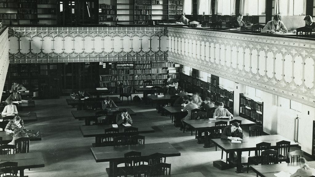 Auckland University College Library, ca. 1931-1933. MSS & Archives E-10, 11.2.