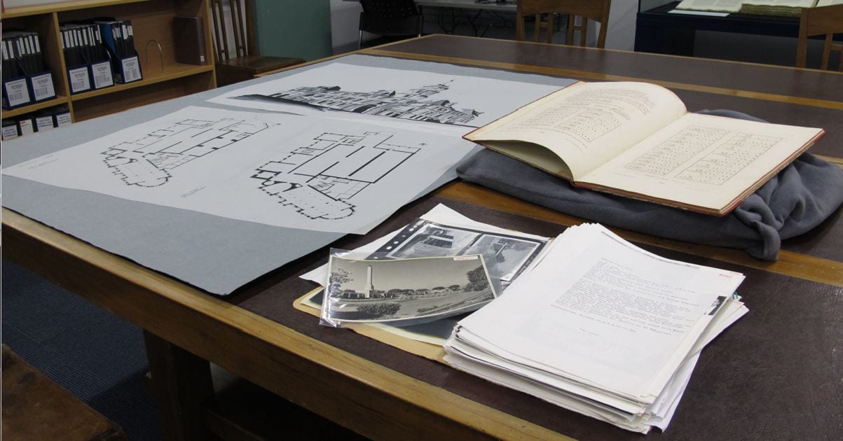Materials set out for consultation in the Reading Room