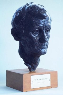 Anthony Stones, 'Bronze bust of Colin John McCahon 1919-1987' (1970).